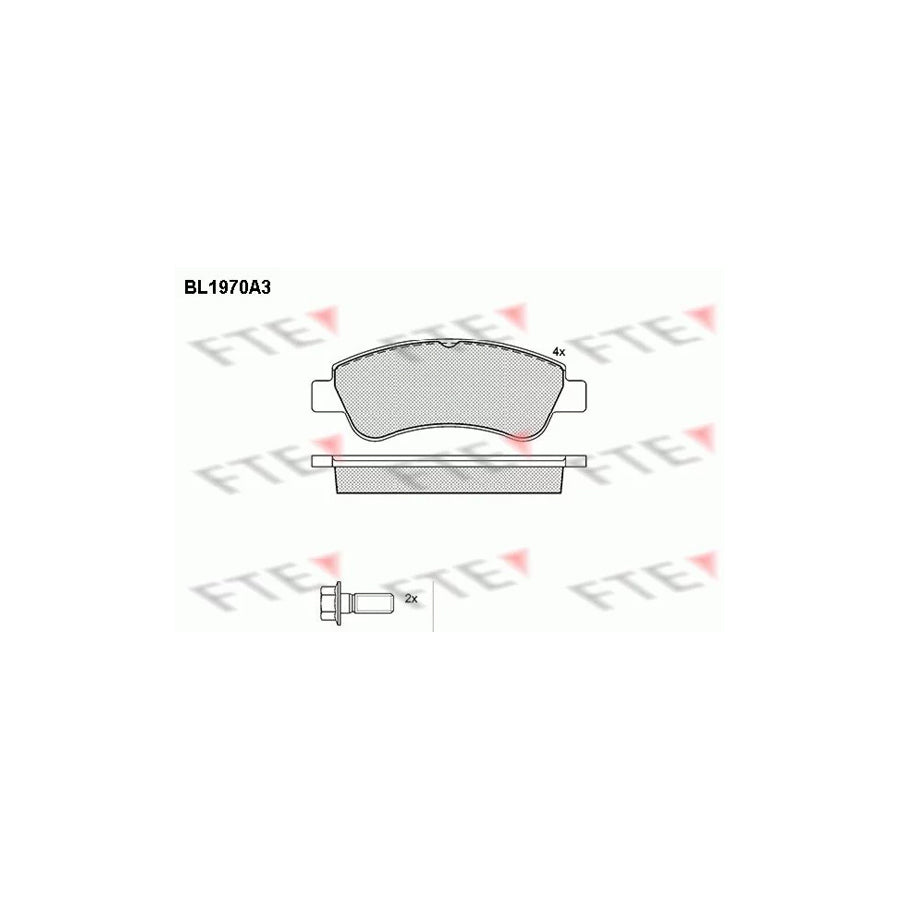 FTE 9010554 Brake Pad Set