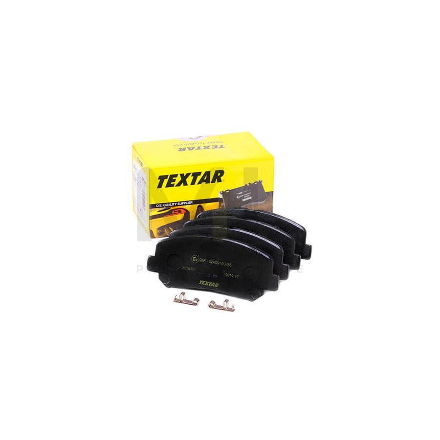 TEXTAR 2556401 Brake pad set incl. wear warning contact