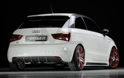 Rieger 00099875 Audi 8X A1 Rear Diffuser 2 | ML Performance UK Car Parts
