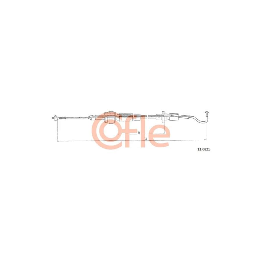 COFLE 11.0821 Throttle Cable for VW PASSAT