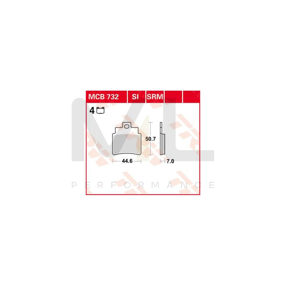 TRW Sinter Offroad Mcb732Si Brake Pad Set