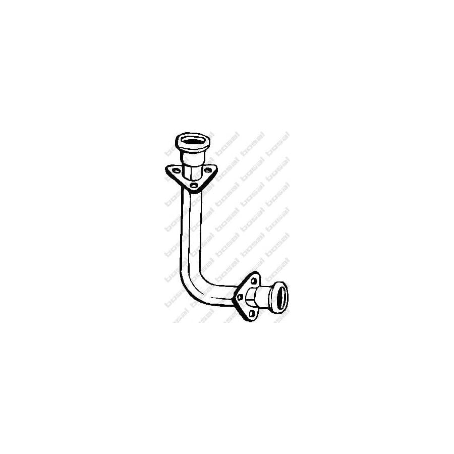 Bosal 733-353 Exhaust Pipe for Land Rover 110/127 (Ldh)