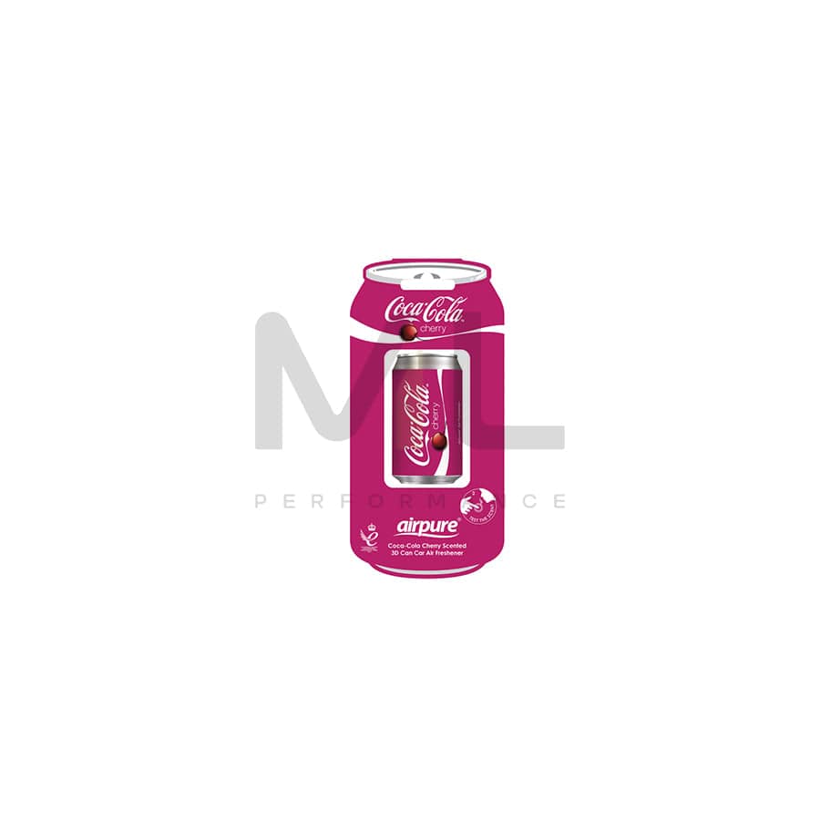 AirPure 3D Hanging Car Air Freshener - Coca-Cola Cherry
