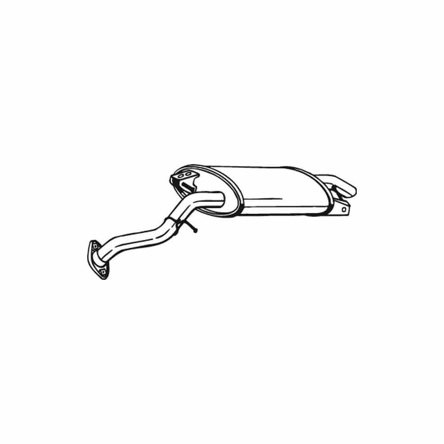 Bosal 228-081 Rear Silencer for Toyota Corolla Verso (Ar10)