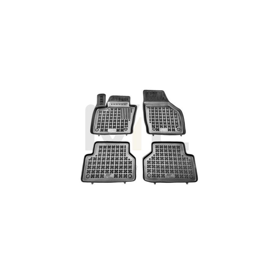 REZAW PLAST Tailored 200315 Floor mat set for AUDI Q3 (8UB, 8UG) Elastomer, Front and Rear, Quantity: 4, Black
