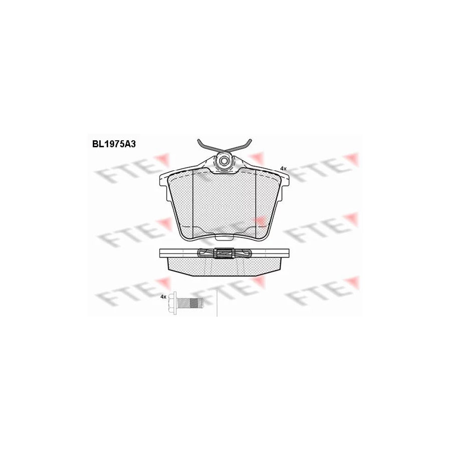 FTE Bl1975A3 Brake Pad Set