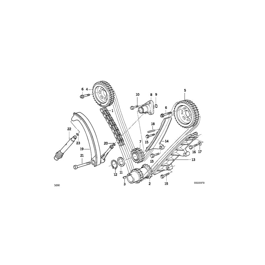 Genuine BMW 11311736325 E34 E38 E32 Suspension (Inc. 840i, 530i & 730iL)