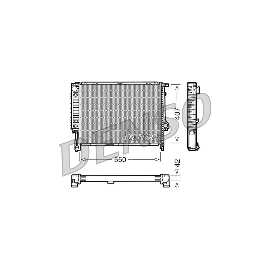 DENSO DRM05040 Engine Radiator