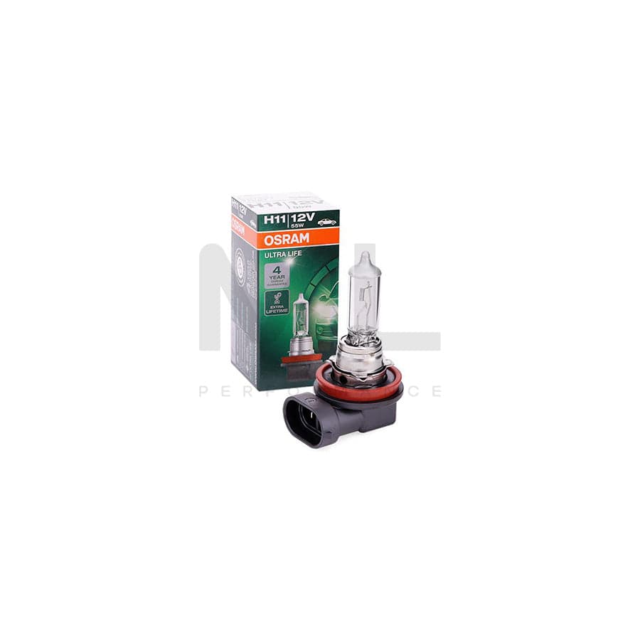 OSRAM ULTRA LIFE 64211ULT Bulb, spotlight H11 12V 55W PGJ19-2 4200K Halogen