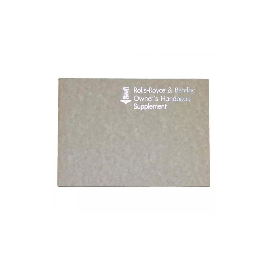 GENUINE Rolls-Royce & Bentley TSD4522 HBOOK SUPPLEMENT