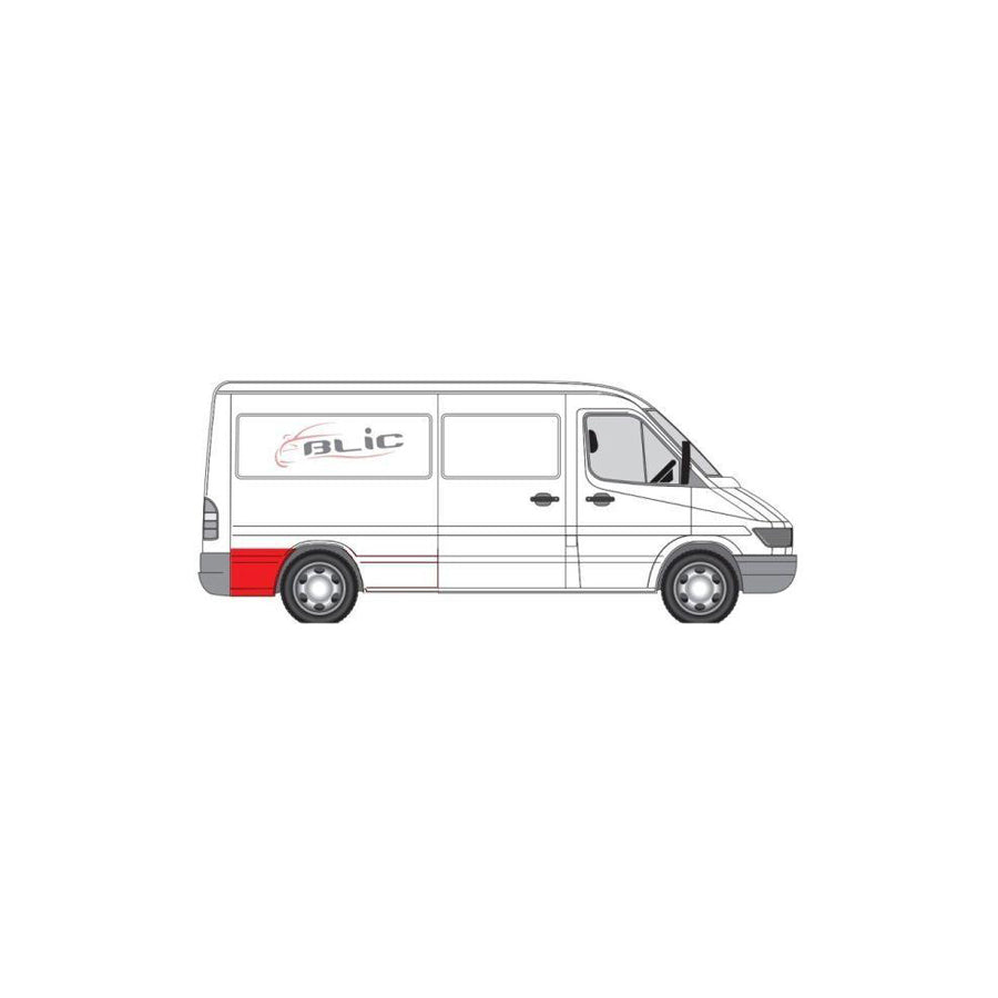 Blic 6504-03-3546604K Wheel Arch Liner