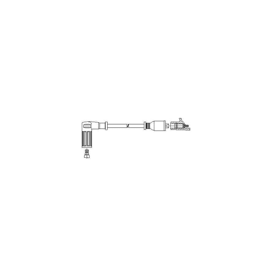 Bremi 724/38 Ignition Lead for Fiat Tipo Hatchback (160)