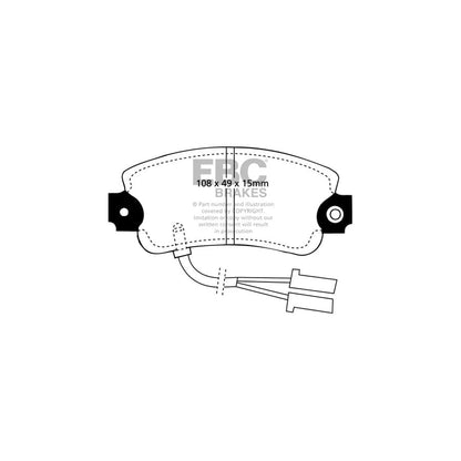EBC PDKF008 Alfa Romeo Ultimax Front Brake Pad & Plain Disc Kit - ATE Caliper (Inc. 33 & Sprint) 2 | ML Performance UK Car Parts