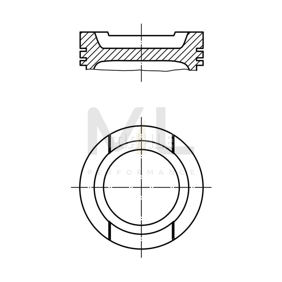 MAHLE ORIGINAL 030 92 00 Piston 82,51 mm | ML Performance Car Parts