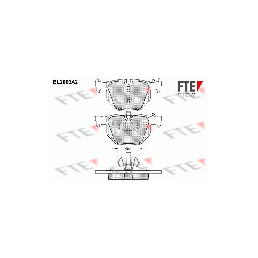 FTE Bl2003A2 Brake Pad Set