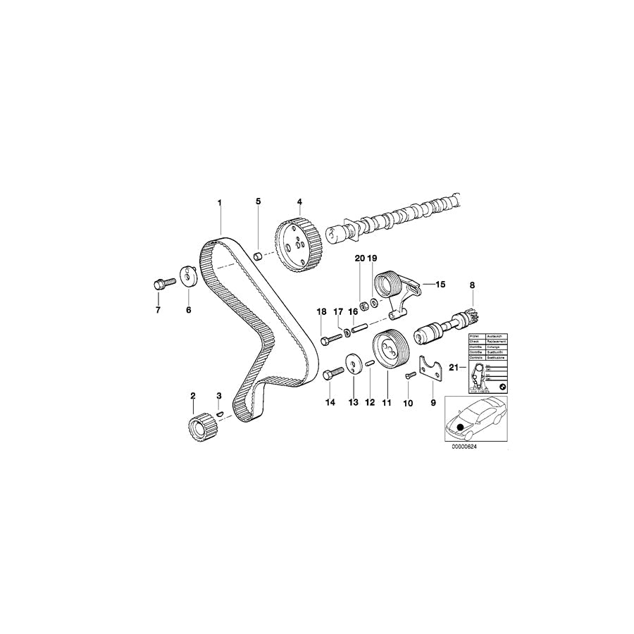 Genuine BMW 11312240383 E30 E34 E28 Bush (Inc. 524td, 324d & 524d)
