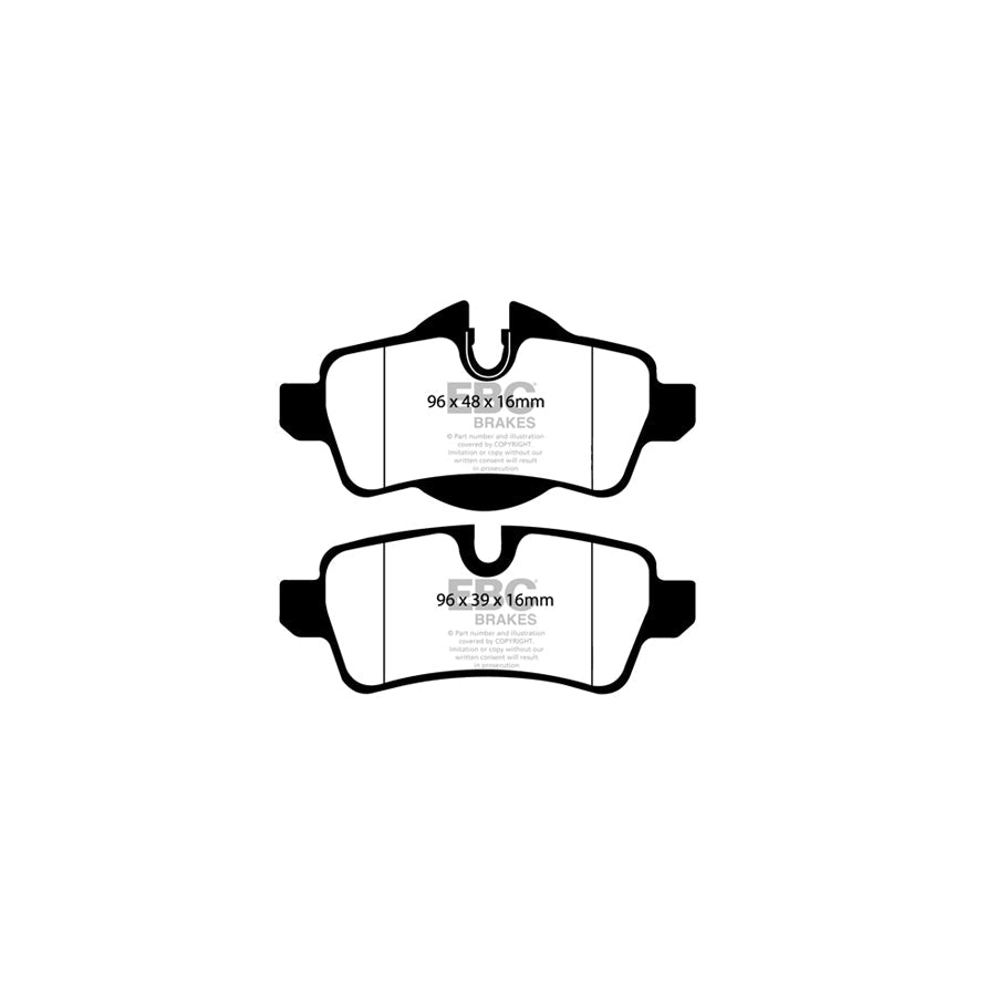 EBC DP1931 Mini R55 R58 R59 Ultimax Rear Brake Pads - TRW Caliper 2 | ML Performance UK Car Parts