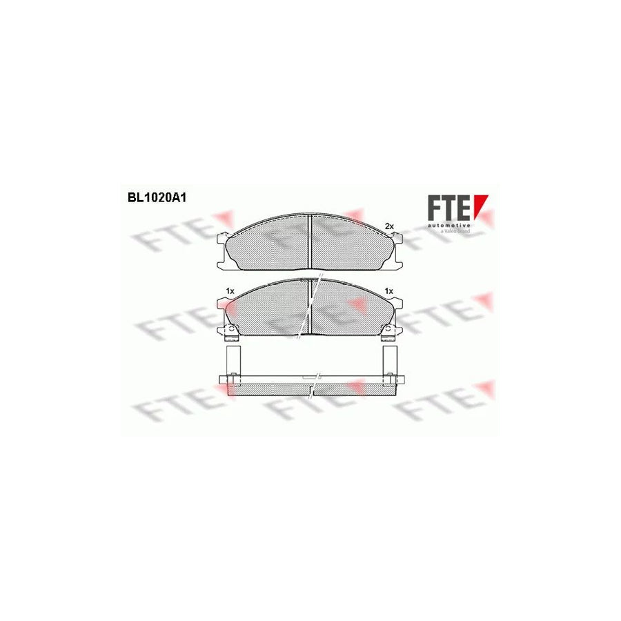 FTE Bl1020A1 Brake Pad Set