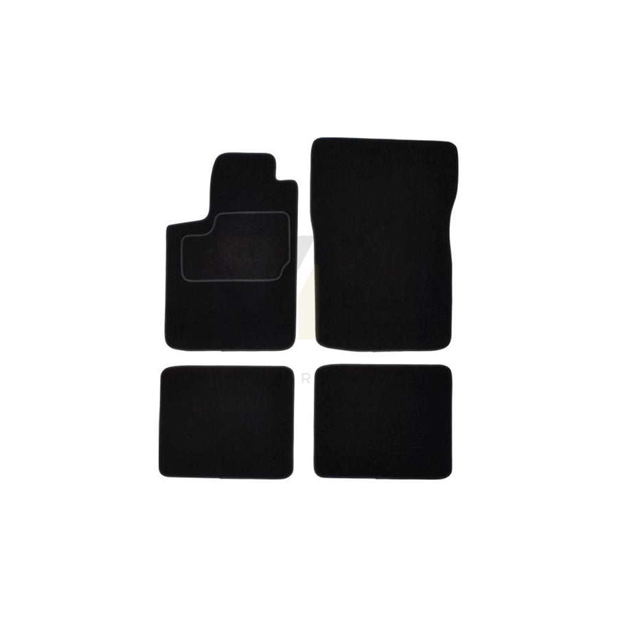 MAMMOOTH A041 PGT410 PRM 01 Floor mat set for PEUGEOT PARTNER Textile, Front and Rear, Quantity: 4, Black