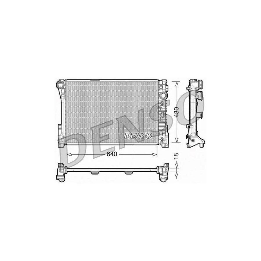 DENSO DRM17005 Engine Radiator
