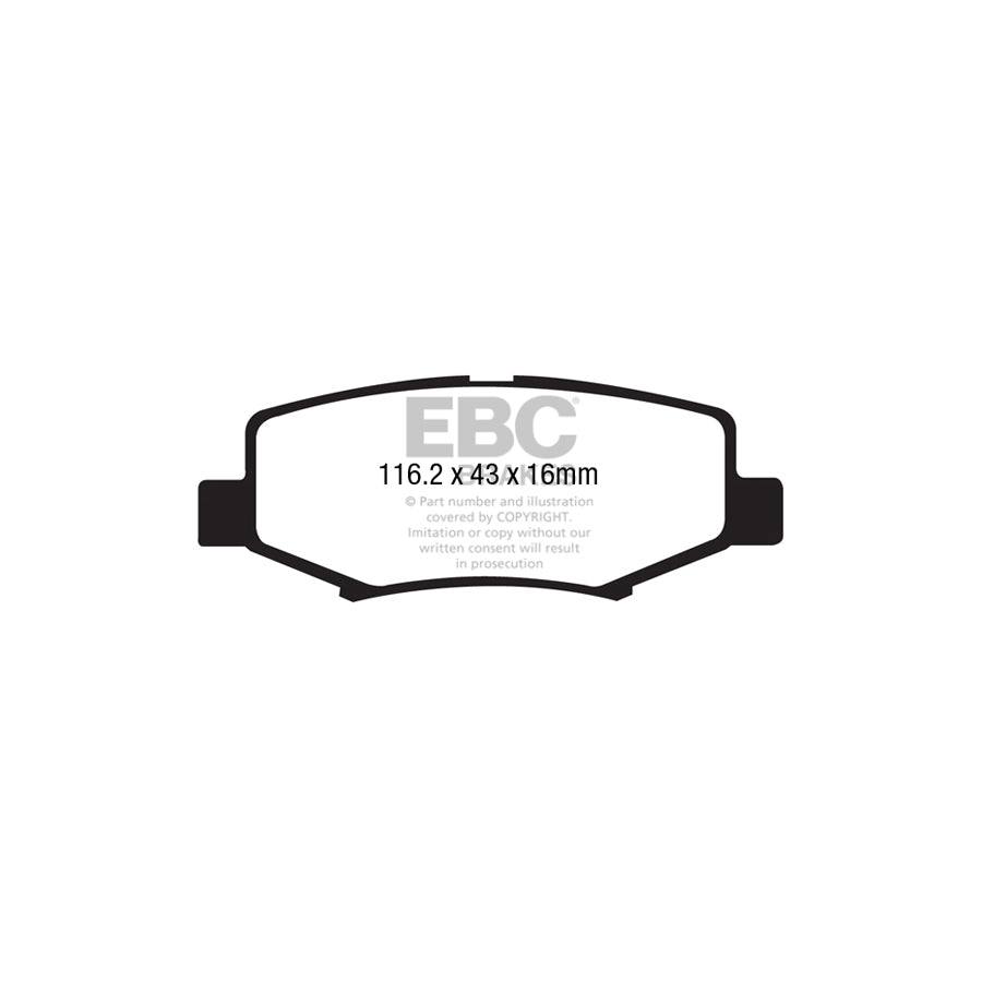 EBC PDKR463 Jeep Wrangler (JK) Ultimax Rear Brake Pad & Plain Disc Kit 2 | ML Performance UK Car Parts