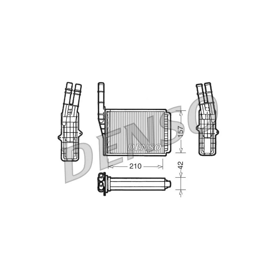 DENSO DRR23013 Heater Matrix for Renault Espace IV (Jk)