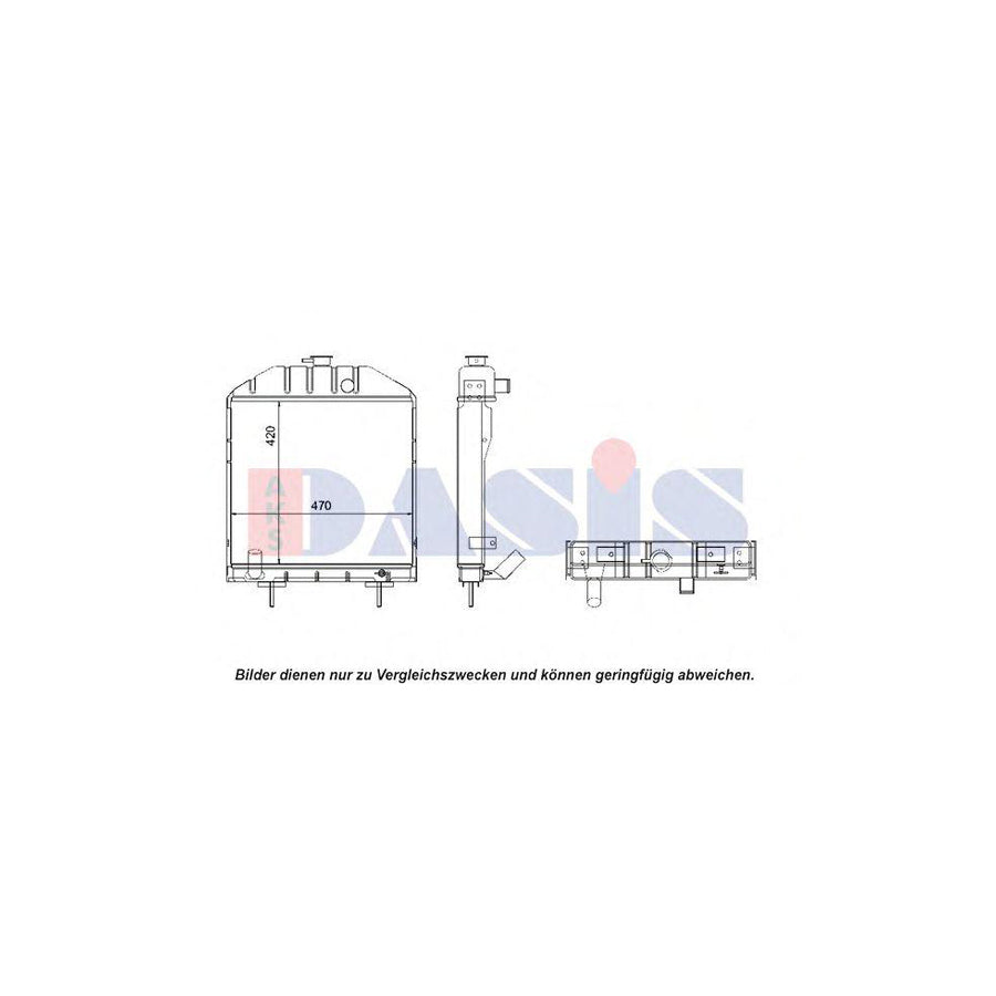 AKS Dasis 440568N Engine Radiator