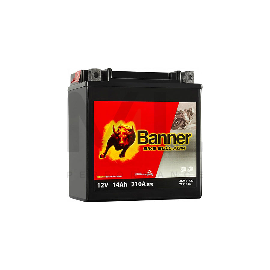 Banner 51422 Bike Bull AGM Battery