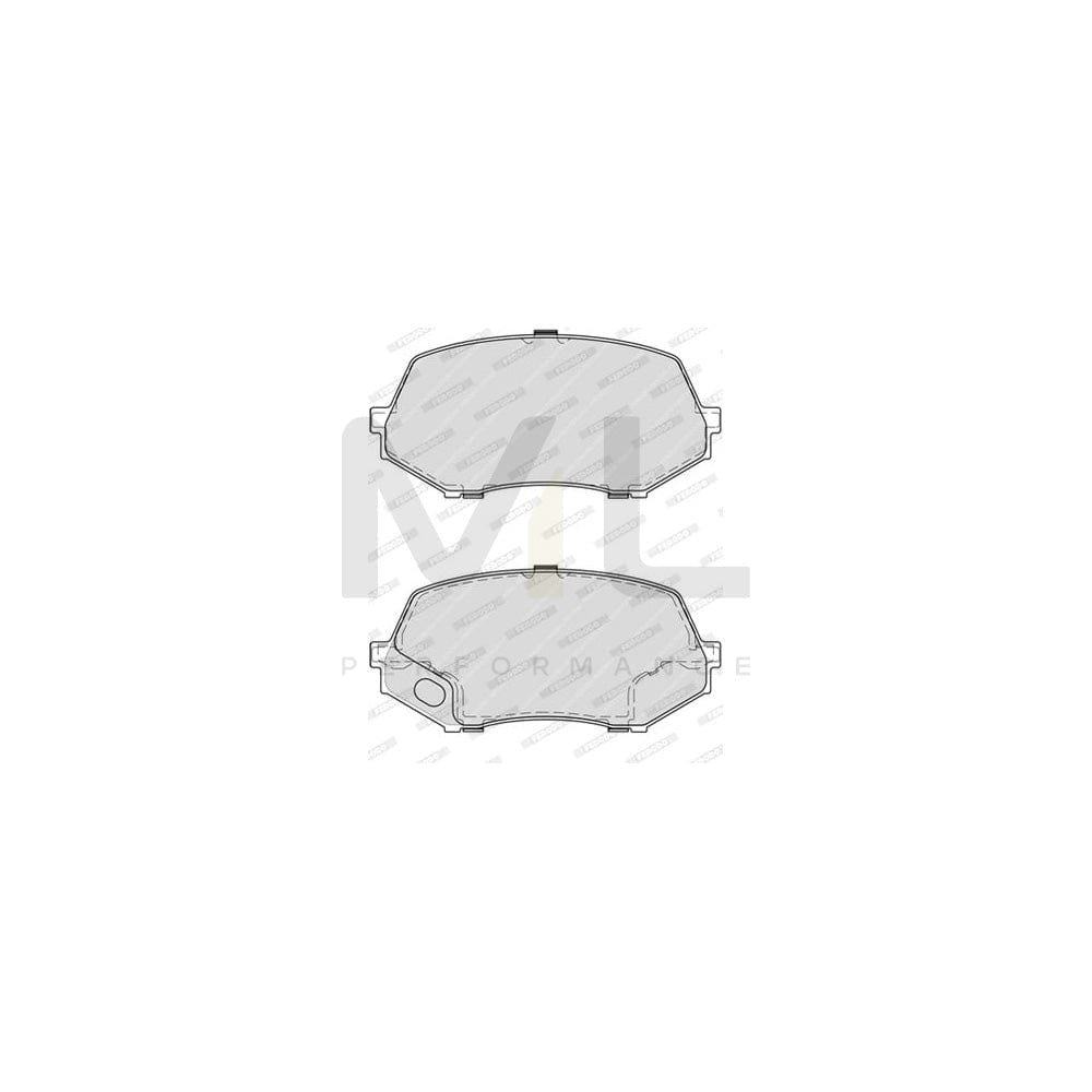 Ferodo Premier Eco Friction FVR4253 Brake Pad Set Not Prepared for Wear Indicator, Without Accessories