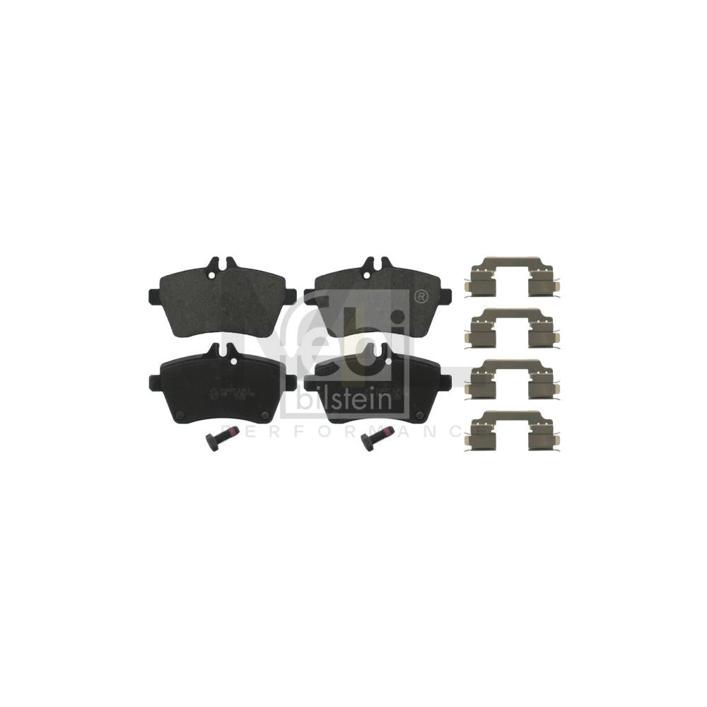 Febi Bilstein 16810 Brake Pad Set Suitable For Mercedes-Benz A-Class (W169) Front Axle, Prepared For Wear Indicator, With Attachment Material | ML Performance Car Parts