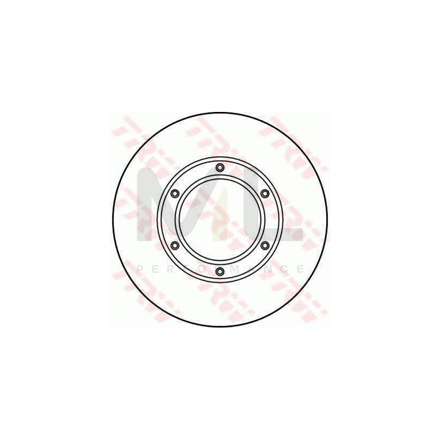 TRW DF1946 Brake Disc Solid  - 1 piece