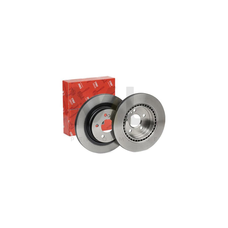 TRW DF4864S Brake Disc Vented, Painted, High-carbon  - 1 piece