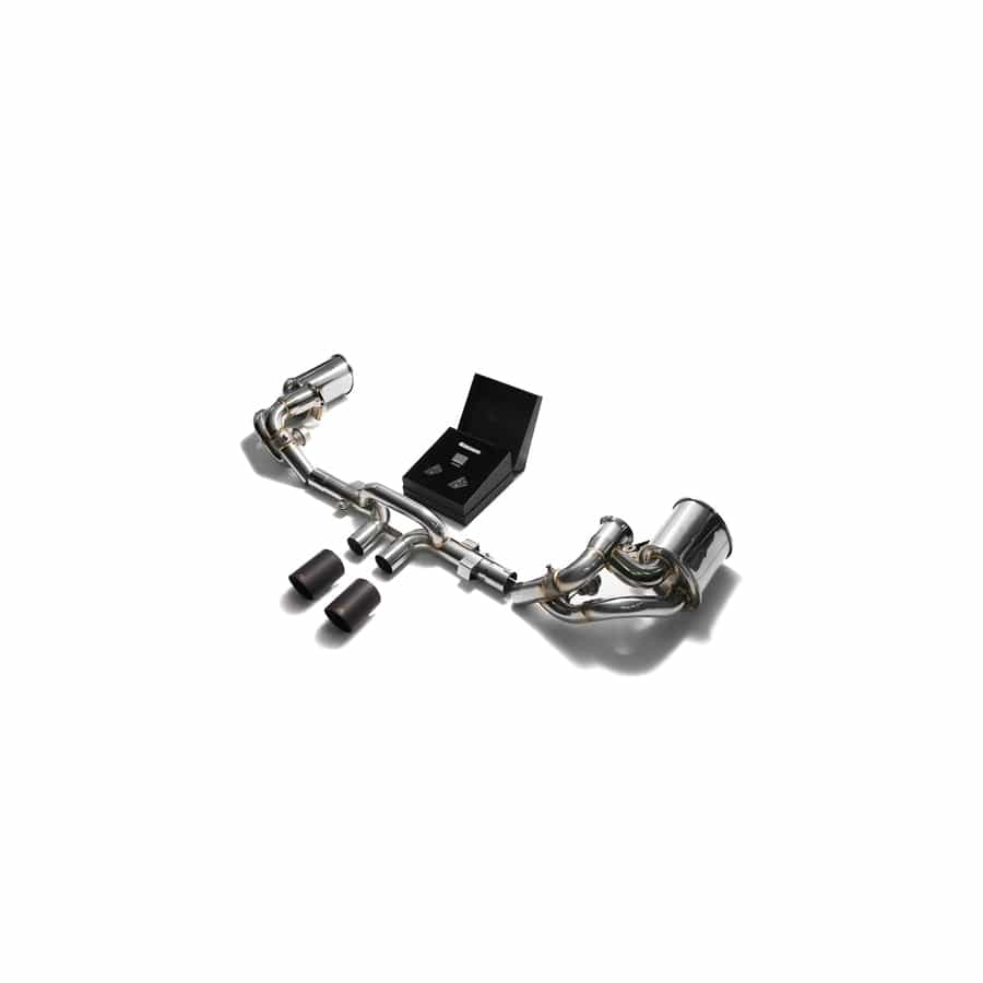 Armytrix P91GS-DS38M Valvetronic Exhaust System Porsche 991 GT3 | GT3 RS 2014-2019 with Dual Matte Black 4"