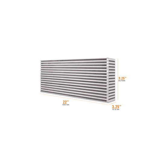 Mishimoto MMUIC-10 Universal Air-to-Air Intercooler Core - 22in / 9.25in / 3.25in