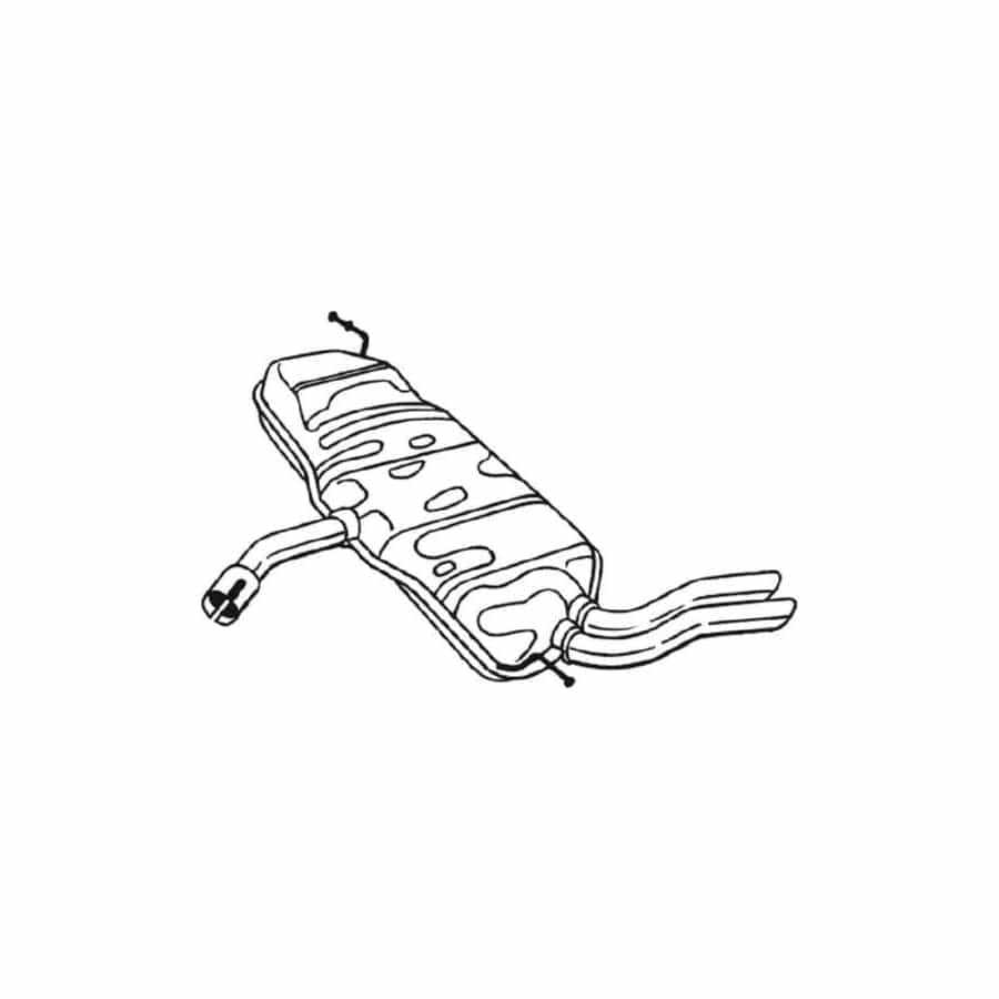 Bosal 227-233 Rear Silencer