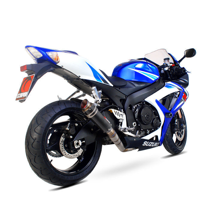 Scorpion SI1000CEM Suzuki Rp1-Gp Slip-On - Carbon Fibre Sleeve (GSX-R600 / GSX-R750) | ML Performance UK UK