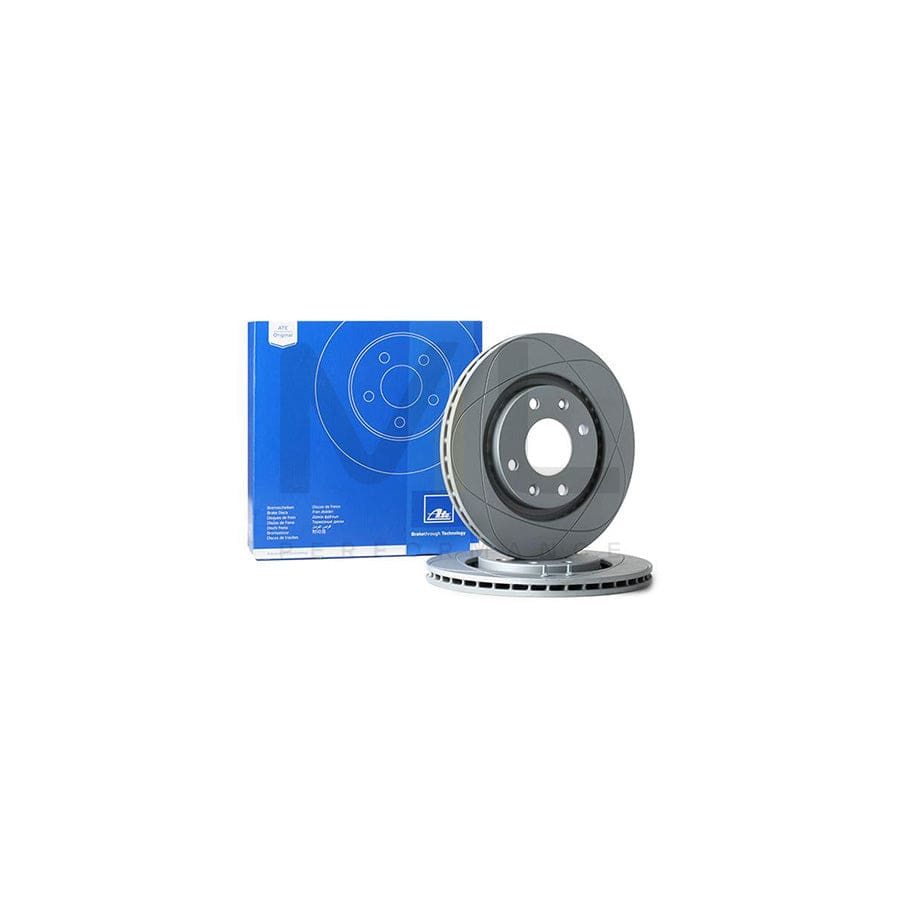 ATE PowerDisc 24.0320-0133.1 Brake Disc Vented, Coated, with bolts/screws  - 1 piece