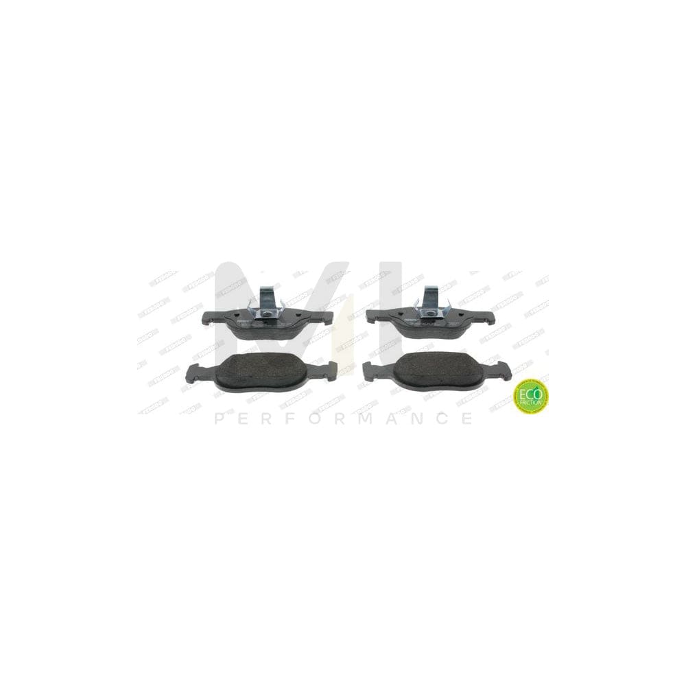 Ferodo Premier Eco Friction FDB1160 Brake Pad Set Not Prepared for Wear Indicator, With Piston Clip, Without Accessories