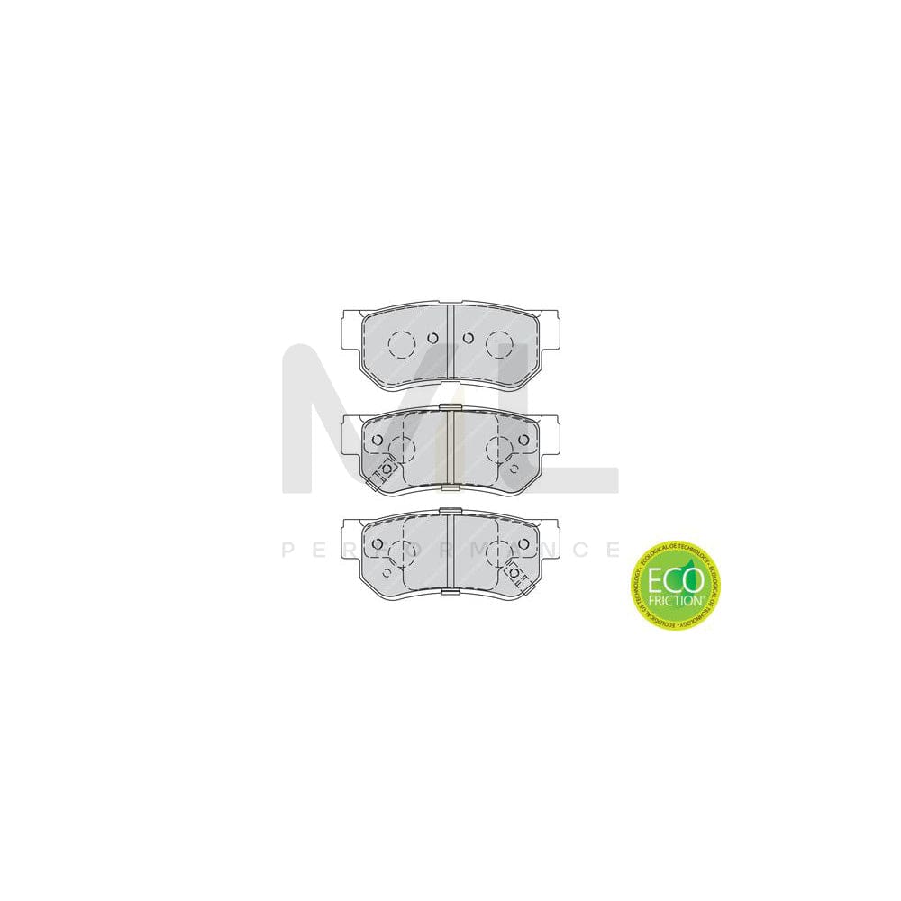 Ferodo Premier Eco Friction FDB4247 Brake Pad Set With Acoustic Wear Warning, With Accessories