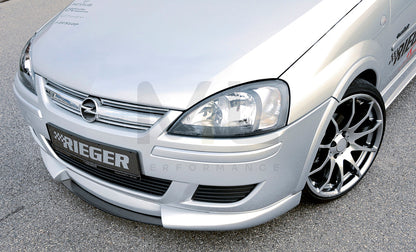 Rieger 00058921 Opel Corsa C Front Splitter 4 | ML Performance UK Car Parts