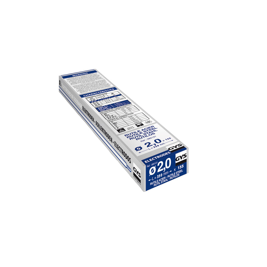 Gys 085121 155 Rutile Electrodes - Steel- Type Gy38 - Ø2.0 Welding Consumables
