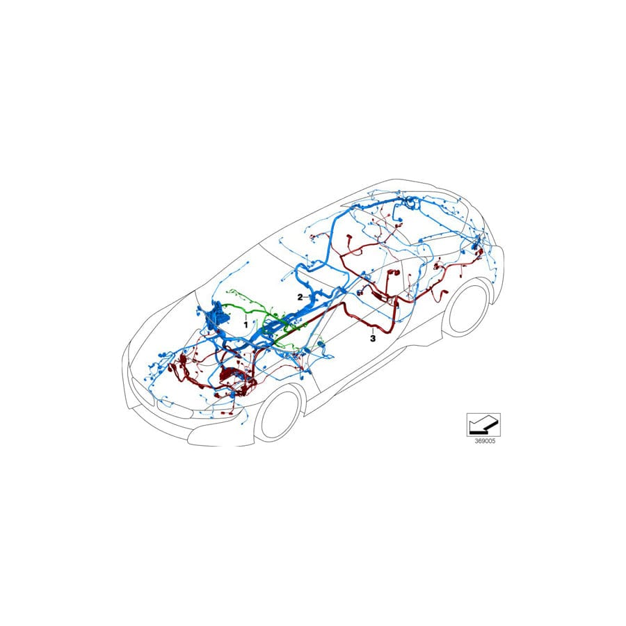 Genuine BMW 61126826682 Main Wiring Harness For Drive Module (Inc. i8)