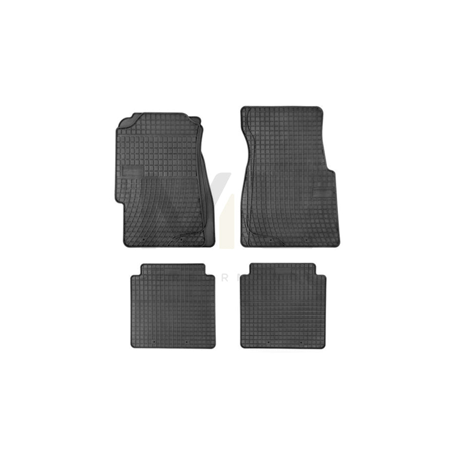 FROGUM Tailored 546290 Floor mat set for HONDA Civic VI Saloon (EJ, EK) Elastomer, Front and Rear, Quantity: 4, Black, (LHD)