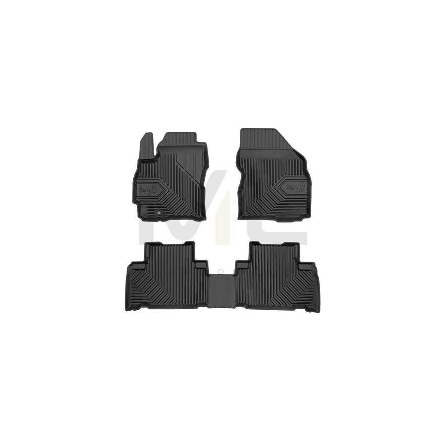 FROGUM Tailored, No.77 77426313 Floor mat set for MAZDA 5 (CR19) Elastomer, Front and Rear, Quantity: 3, Black, (LHD)