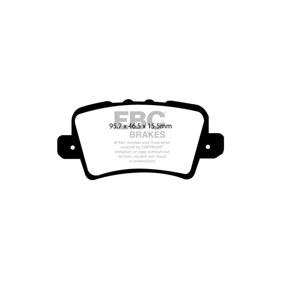 EBC PD04KR377 Honda Civic Bluestuff Rear Brake Pad & Plain Disc Kit - TRW Caliper 2 | ML Performance UK Car Parts