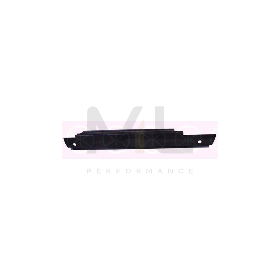 KLOKKERHOLM 3515920 Number plate holder suitable for MERCEDES-BENZ C-Class Front, Black, frameless