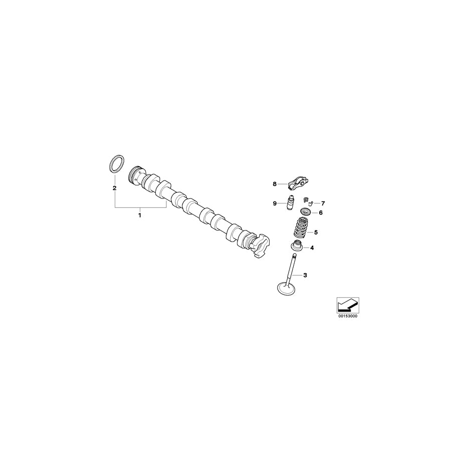 Genuine BMW 11317587755 R56 Inlet Camshaft (Inc. One, Cooper & One Eco 55kW)