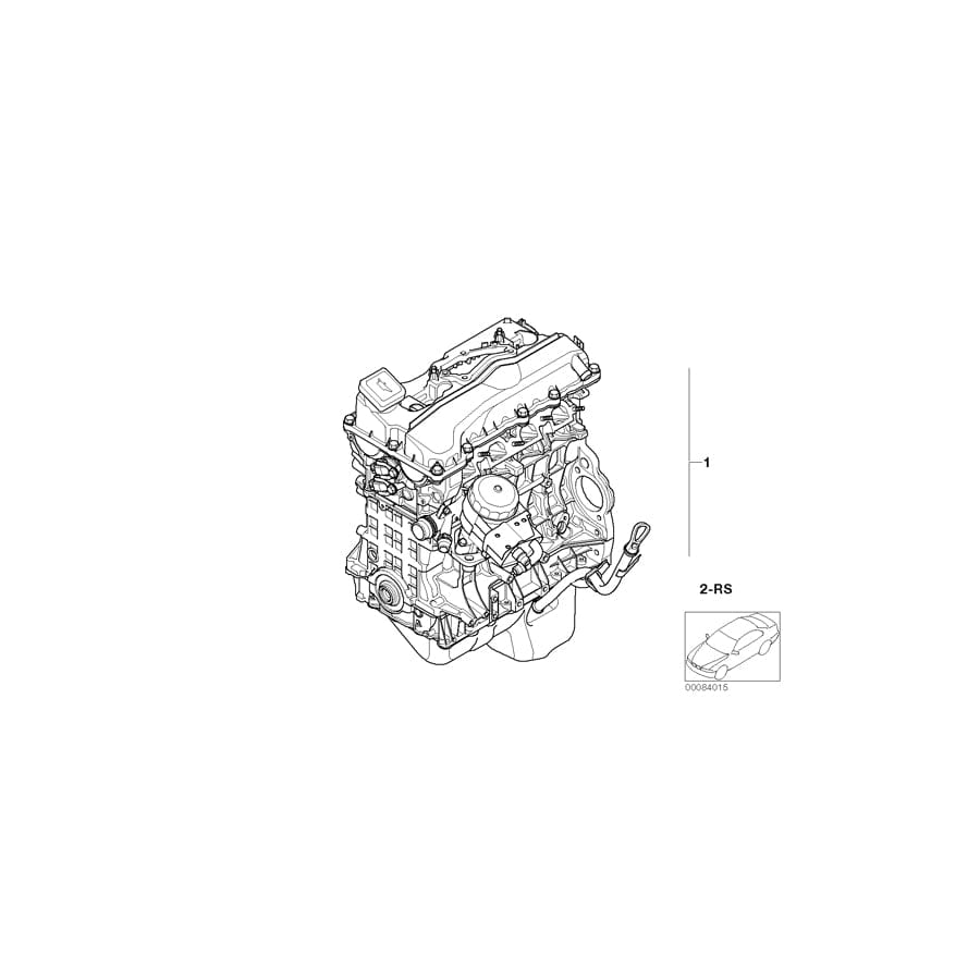 Genuine BMW 11002327936 E93 E84 E90 Exch. Short Engine N46B20CC (Inc. 120i, 320i & X1 18i)