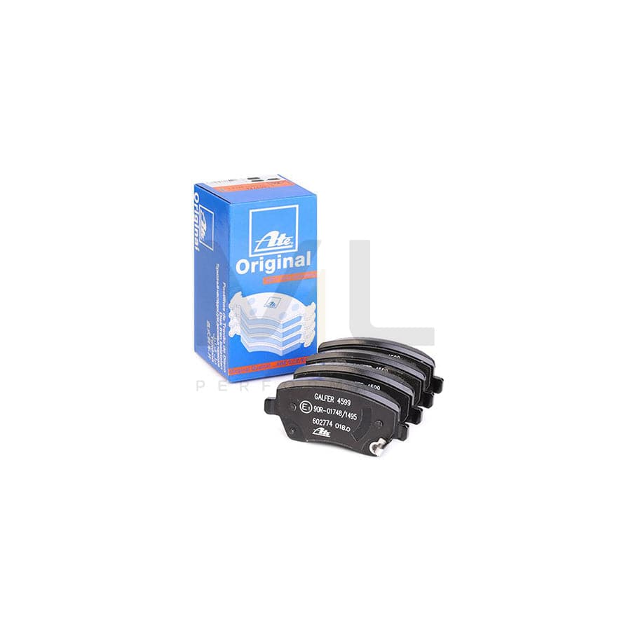 ATE 13.0460-2774.2 Brake pad set with acoustic wear warning