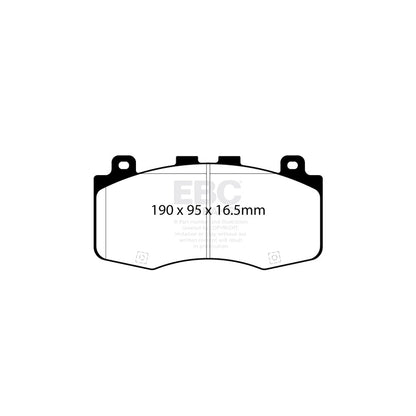 EBC DP42400R Jeep Grand Cherokee Yellowstuff Front Brake Pads - Brembo Caliper 2 | ML Performance UK Car Parts